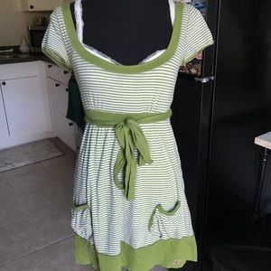 Y2k Hollister striped babydoll fairy dress